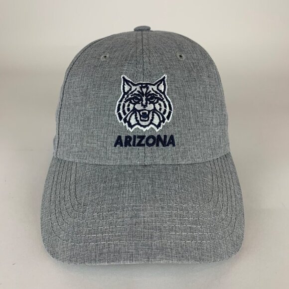 Arizona Wildcats NCAA Gray Captivating Relaxed Fit Strapback Adjustable Hat - Picture 2 of 5